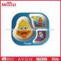 Children loving items hot sale plate with 3 compartment